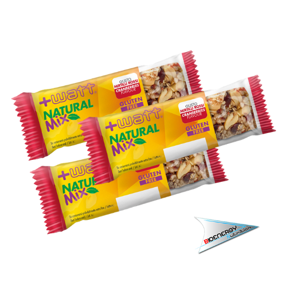 +Watt - NATURAL MIX (Confezione 24 barrette da 30 gr) - 